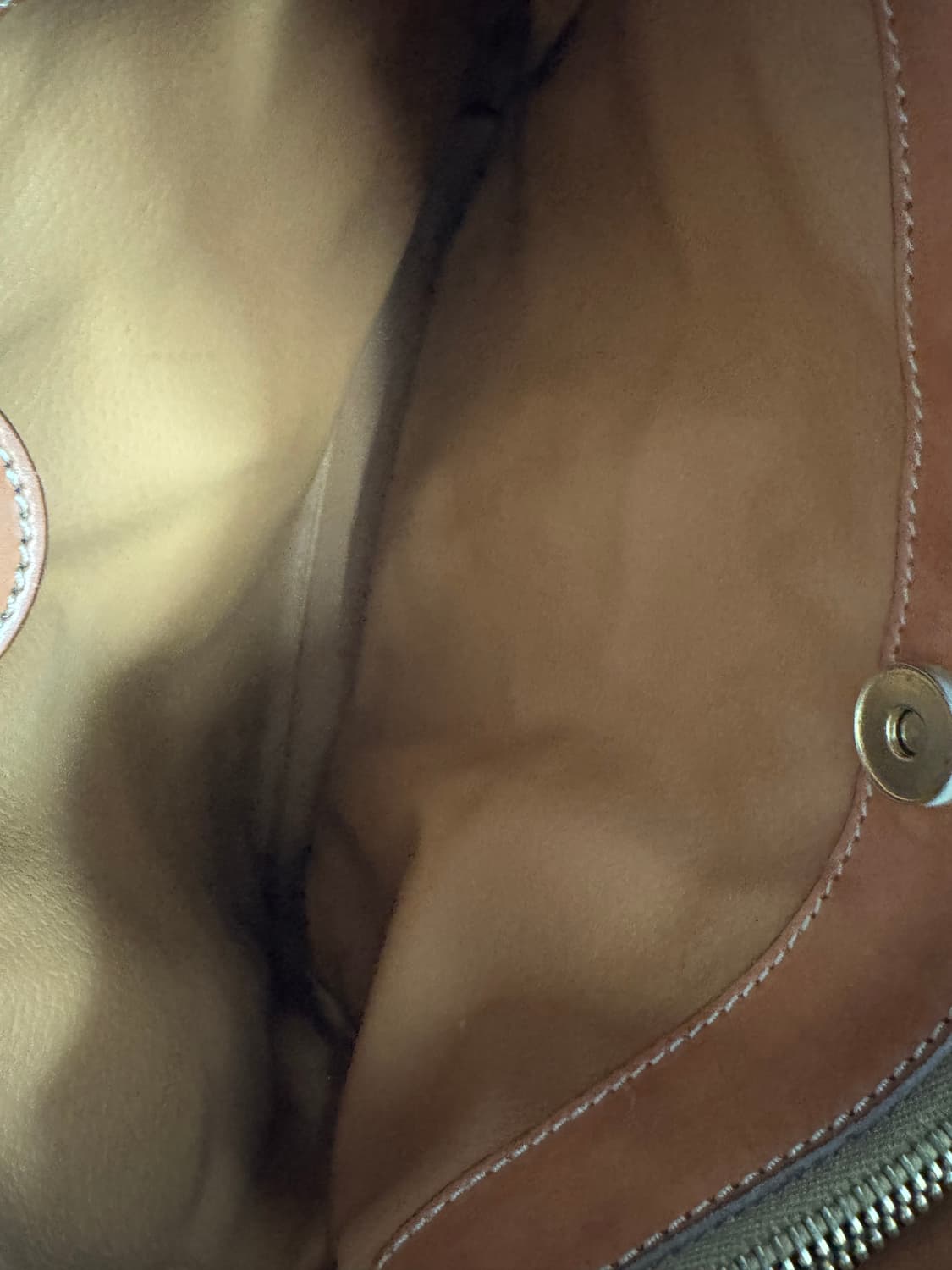 셀린느 브라운 레더 트리밍 마카담 캔버스 투웨이(정품) 상품이미지7