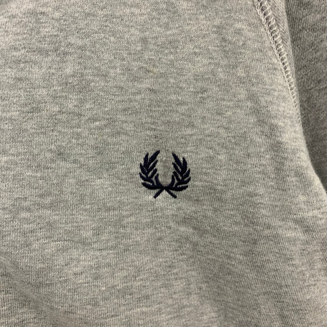 프레드페리 자수로고 그레이 후드집업  상품이미지4