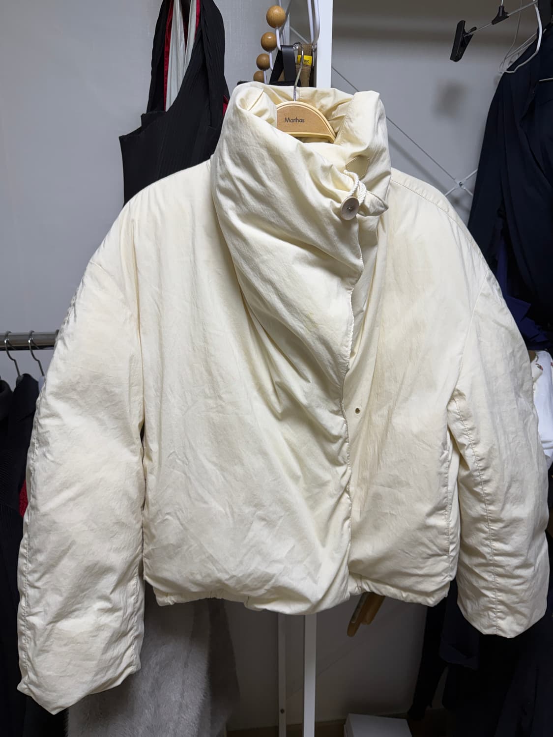 Mohan 모한 구스다운 패딩 아이보리 상품이미지1