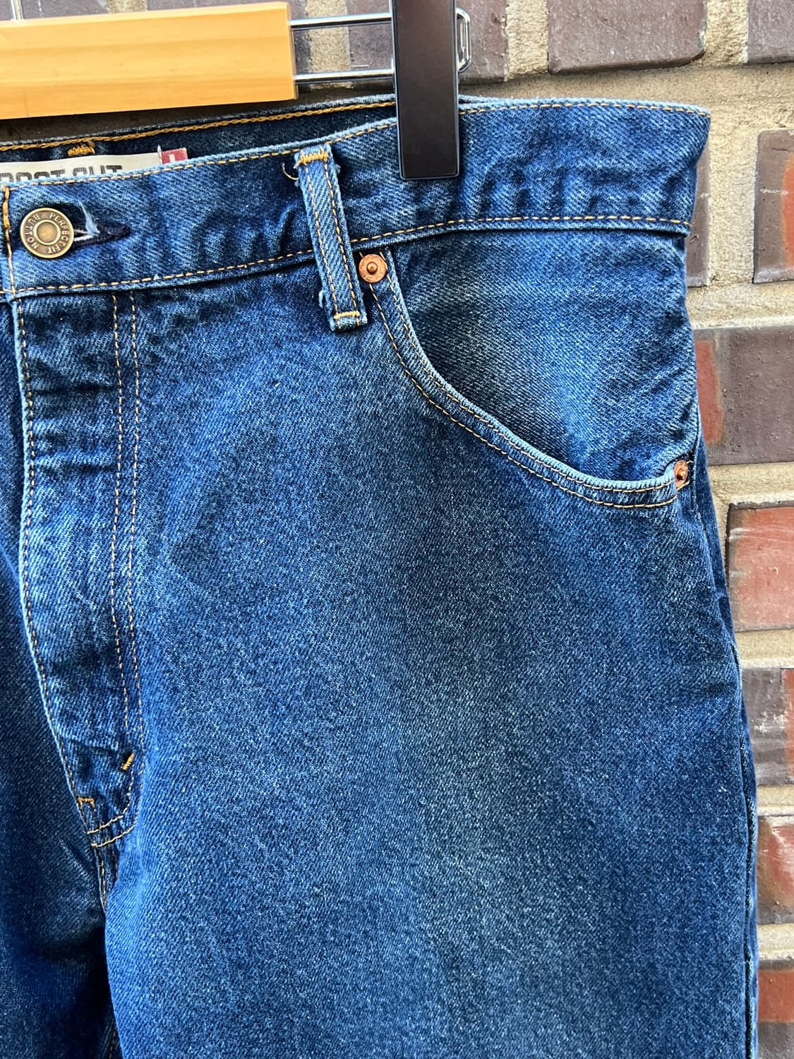 [36x30] 리바이스 517 부츠컷 데님 팬츠 빈티지 진청 청바지 상품이미지4