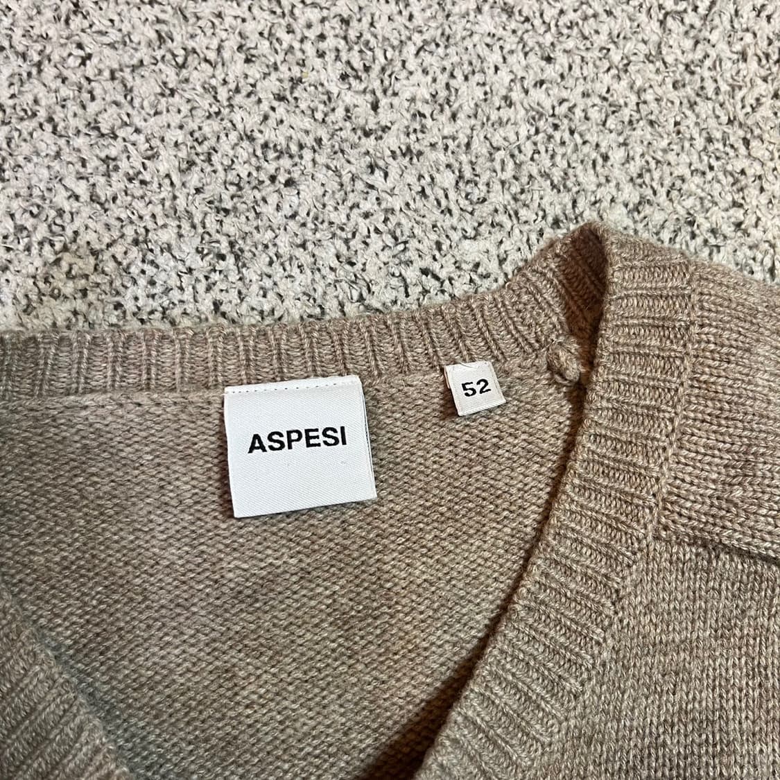 아스페시 엘보우 패치 울 니트 상품이미지3