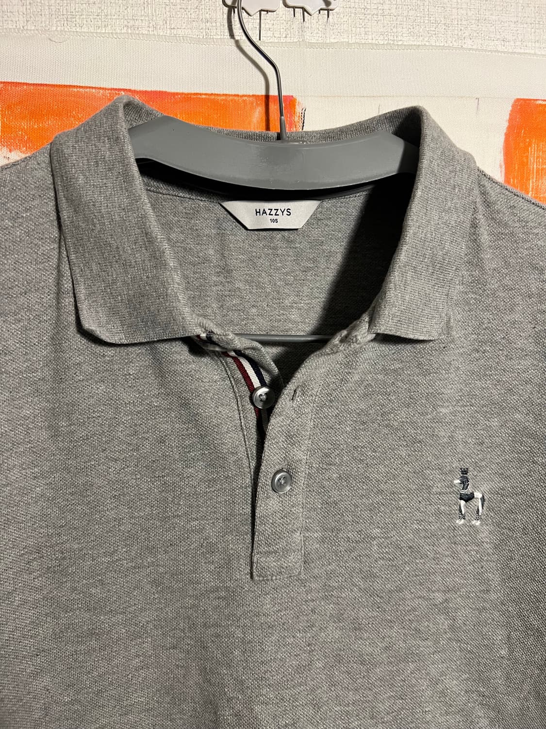 헤지스 그레이 반팔 카라티 (105) 상품이미지4