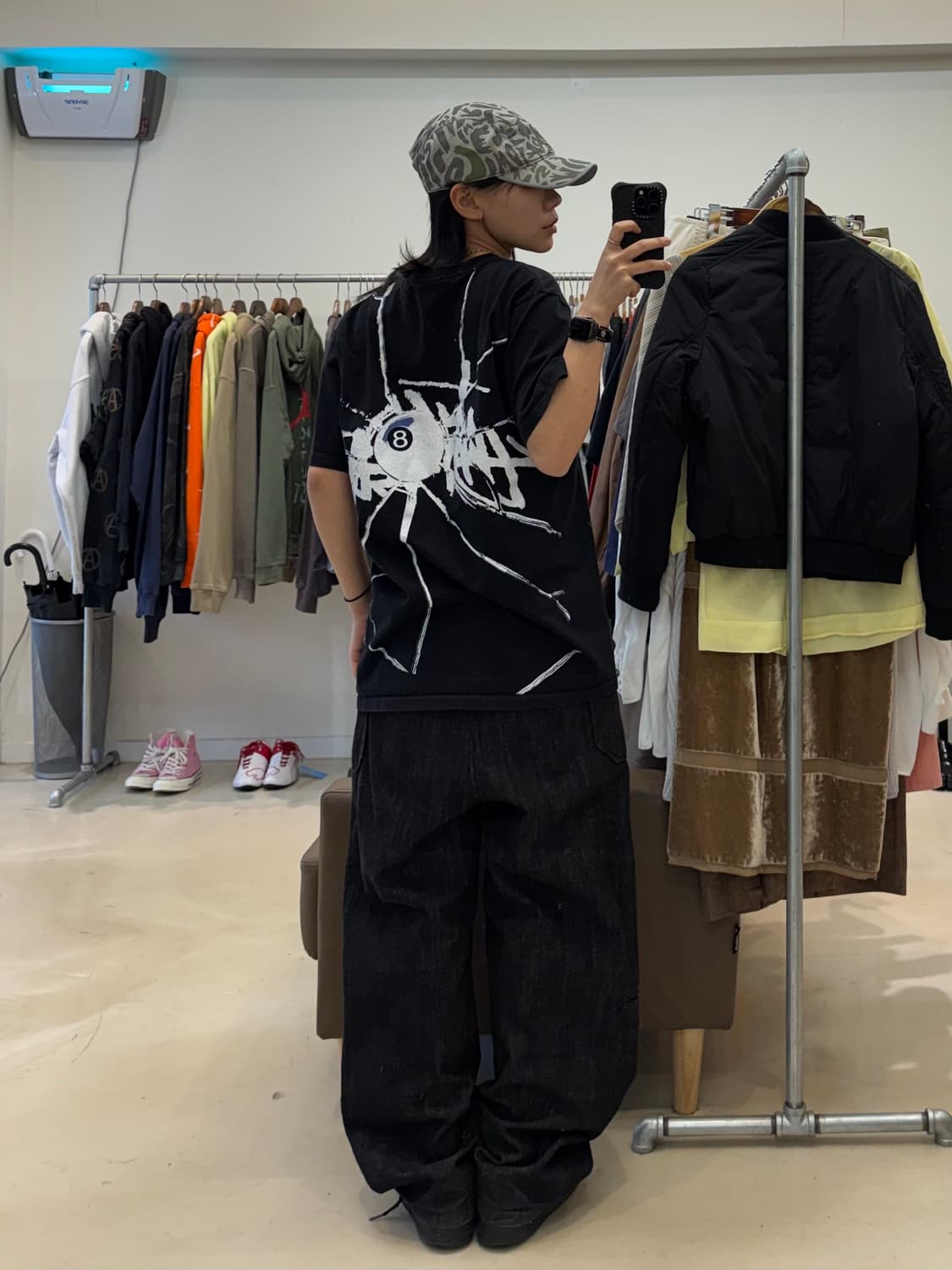 스투시 8볼 크랙 반팔 상품이미지5