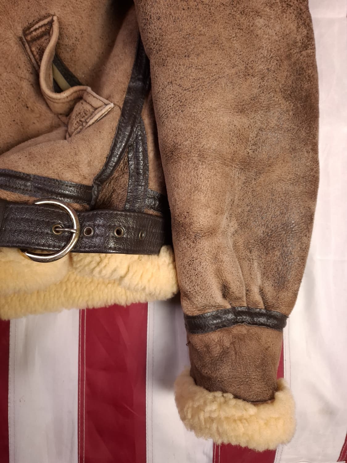 오리지날 미국제조 미공군 TYPE 항공 폭격기 무스탕 상품이미지7