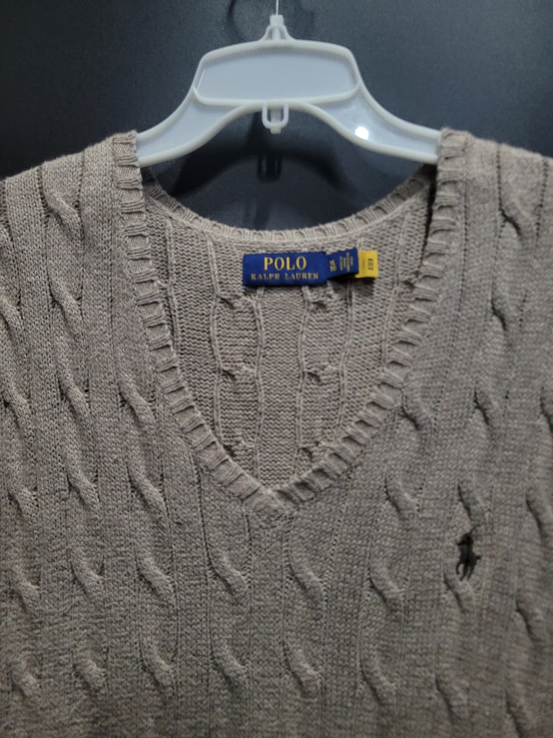 Ralph Lauren 케이블 니트 베스트 상품이미지2