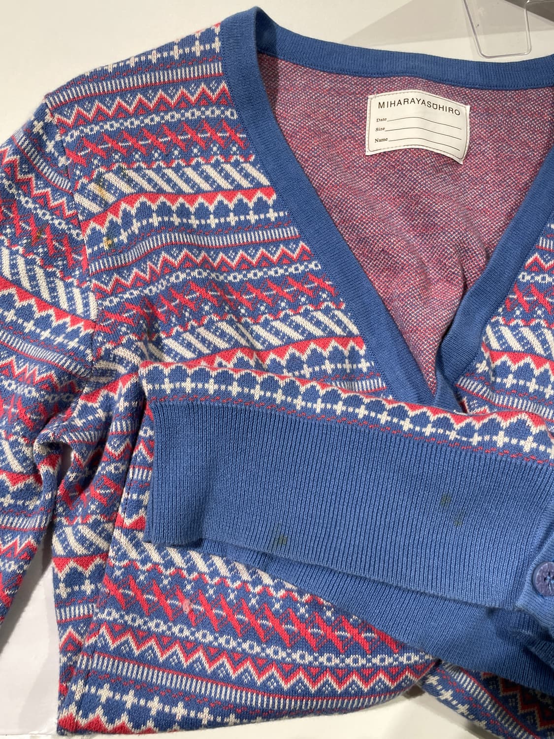 미하라 야스히로 믹스 노르딕 아칼릭 가디건 상품이미지9