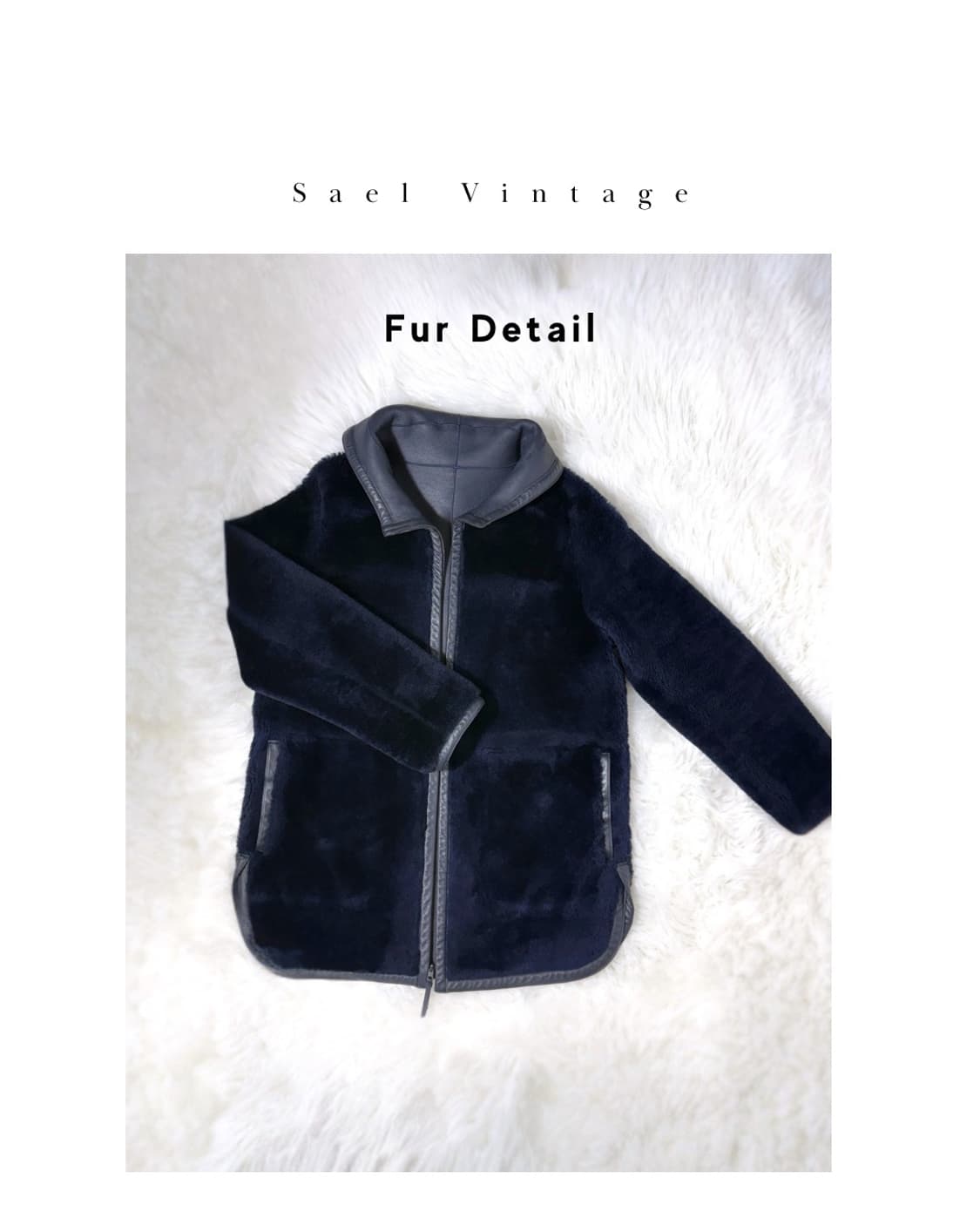 닥스 17FW 리버시블 천연 양가죽 무스탕 자켓 상품이미지7