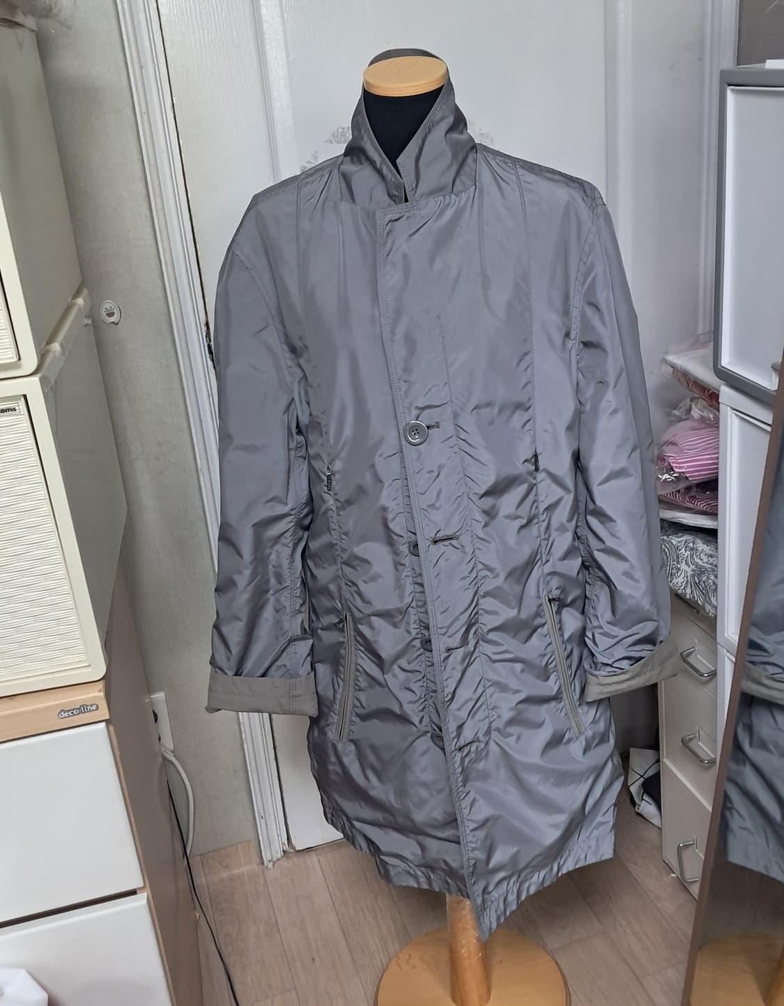 (상태최상)DKNY 남성 리버시블 트렌치코트 자켓 S 상품이미지4