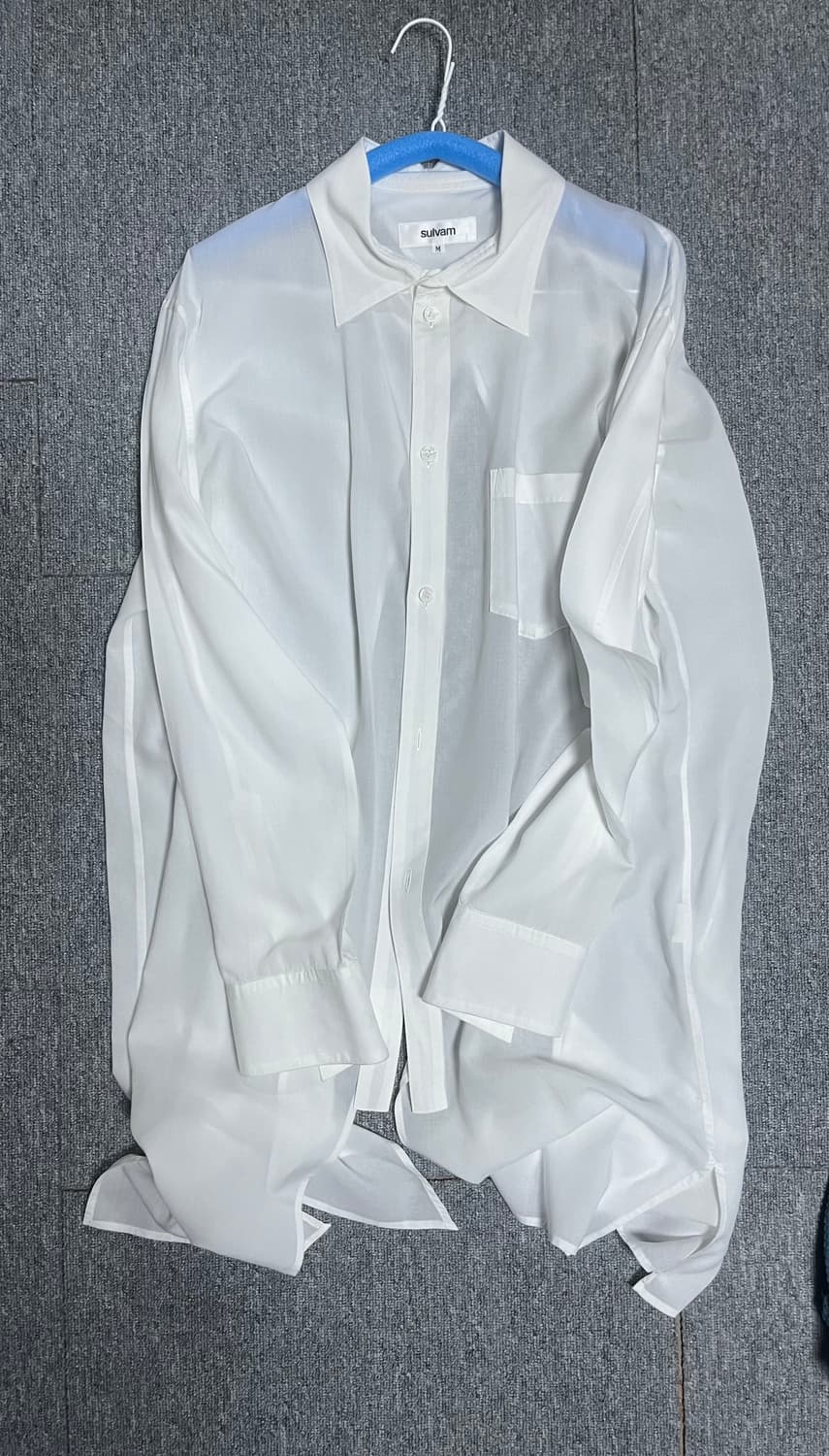 [M] 설밤 롱 슬릿 셔츠 상품이미지2