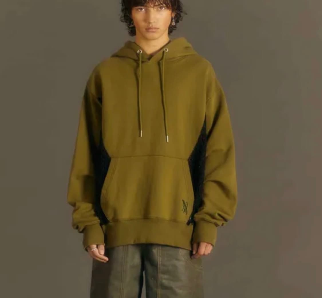 앤더슨벨 매쉬 패널 후디M 상품이미지1