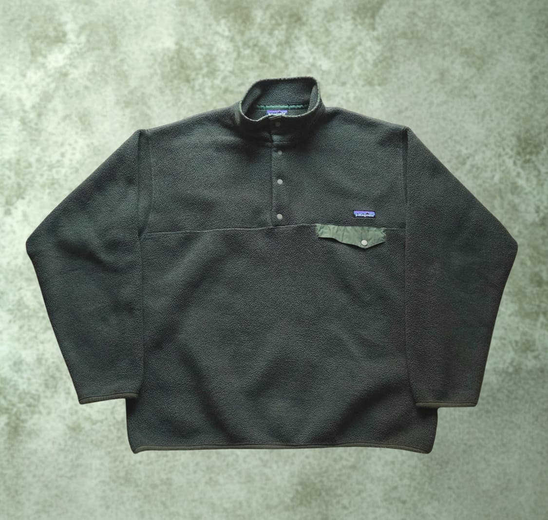 (L)파타고니아 Rare 올리브 신칠라 플리스 상품이미지1