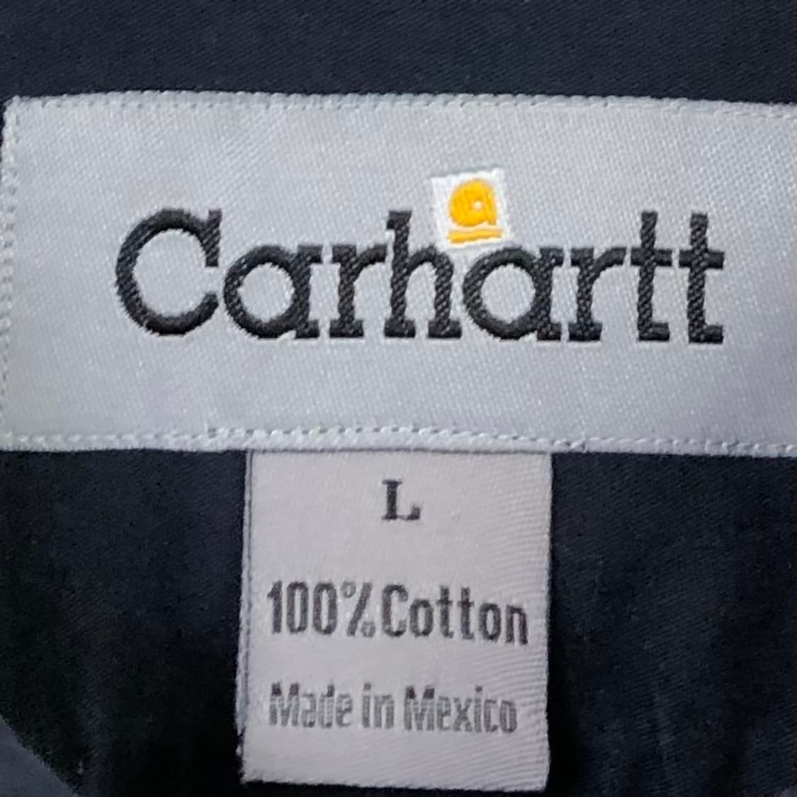 105 칼하트 네이비 워크 셔츠 상품이미지3