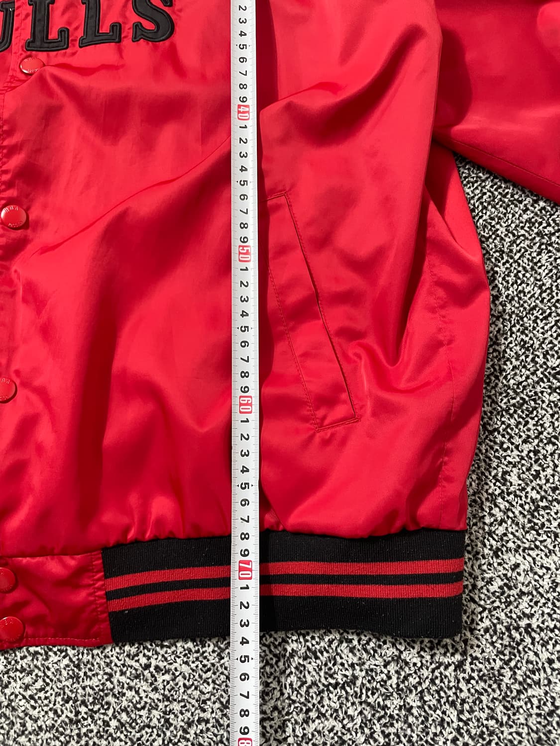 빈티지9. NBA 블루종 시카고불스 바시티 스타디움 자켓 리버시블 상품이미지7