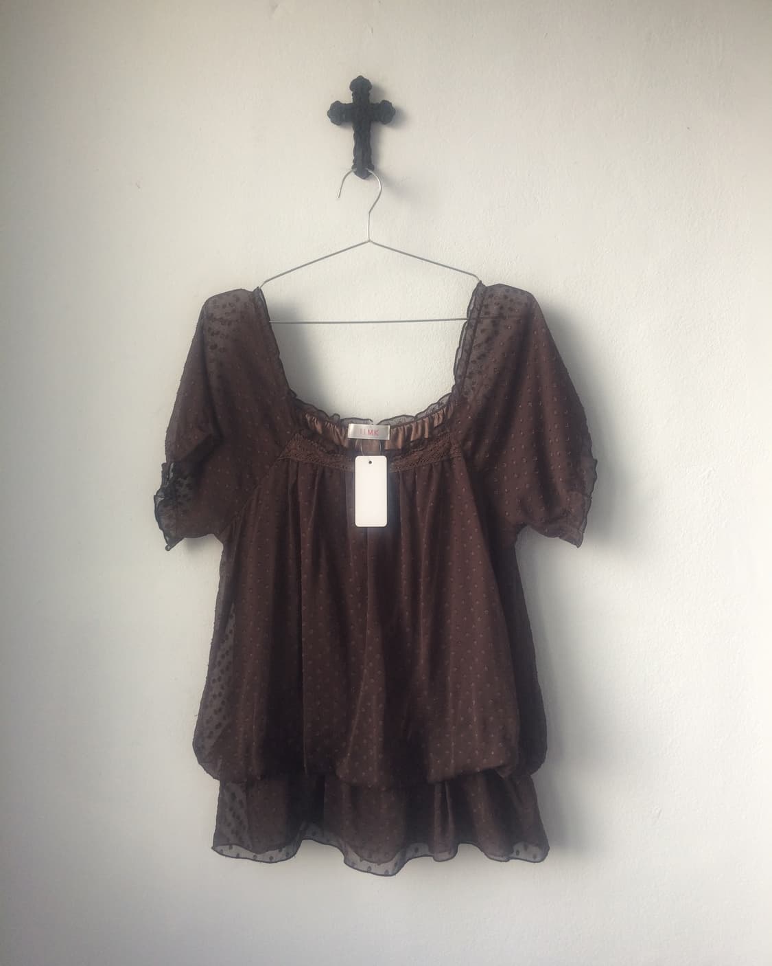 Dot pattern blouse 상품이미지1