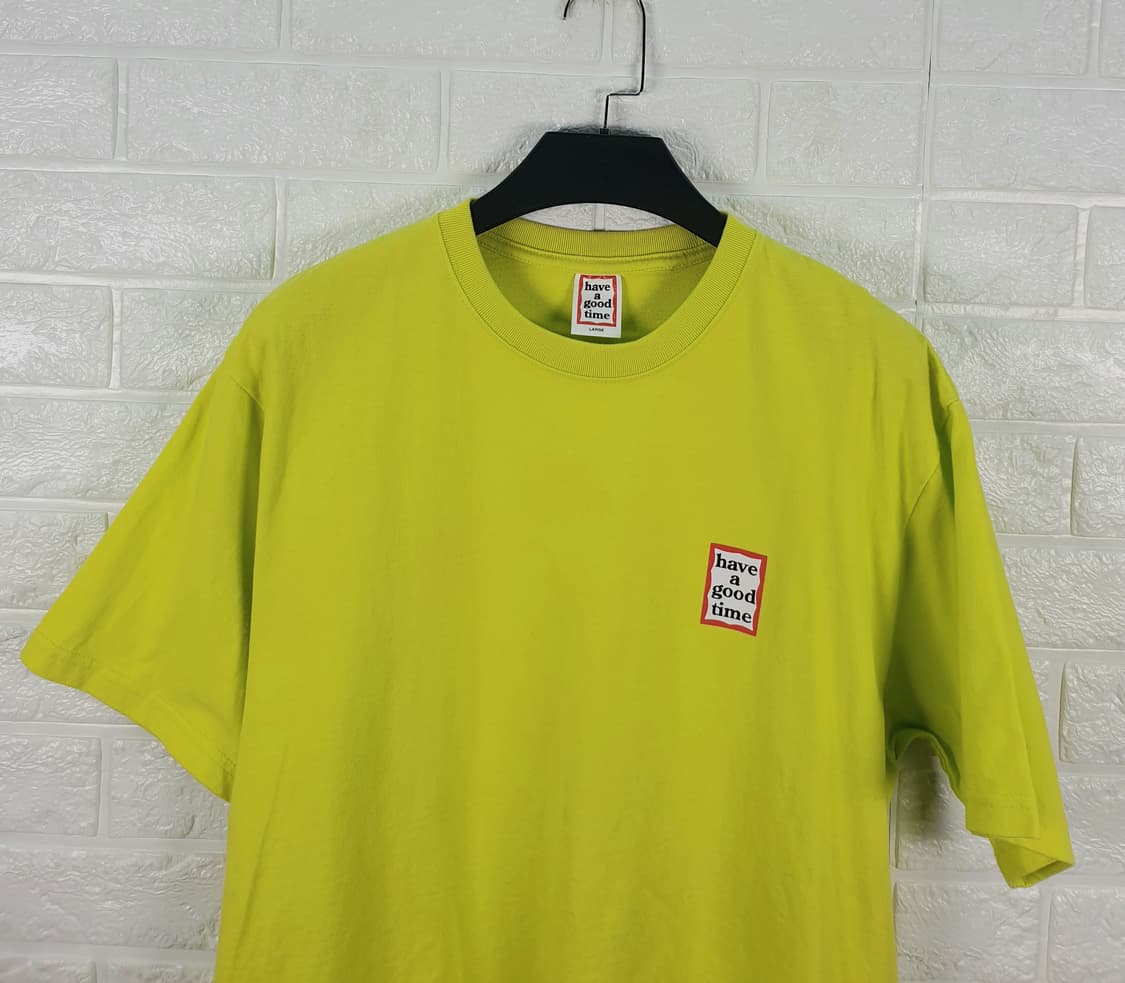 [100]해브어굿타임 프레임로고 반팔티 상품이미지4