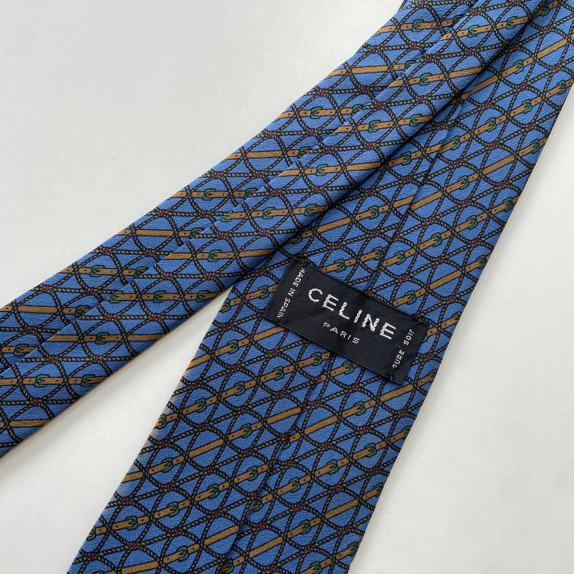 셀린느(CELINE) 심플로고 정품 명품 넥타이 8.3cm 상품이미지6