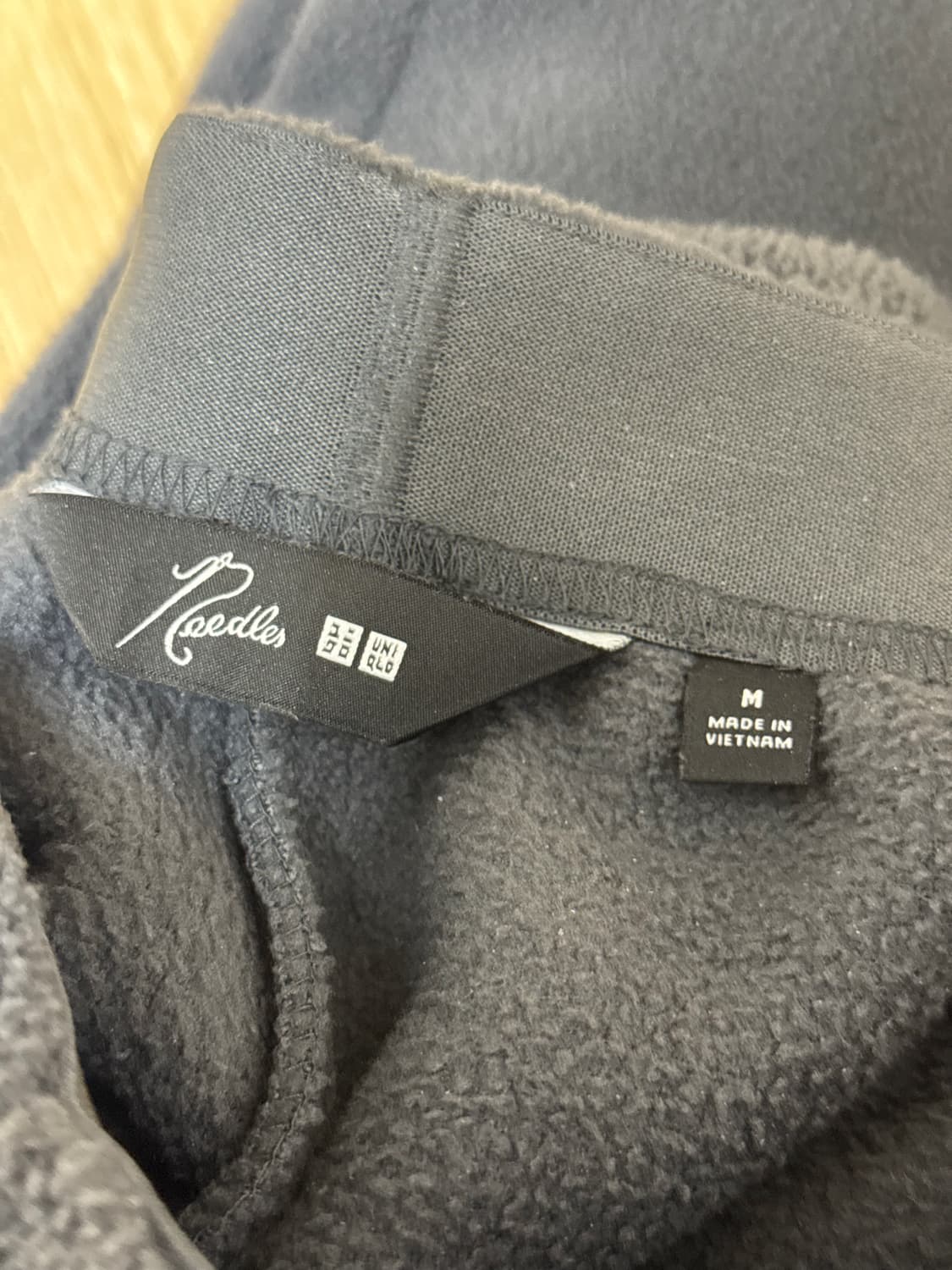 [M] 유니클로x니들스 팬츠 다크그레이(긴 기장) 상품이미지2