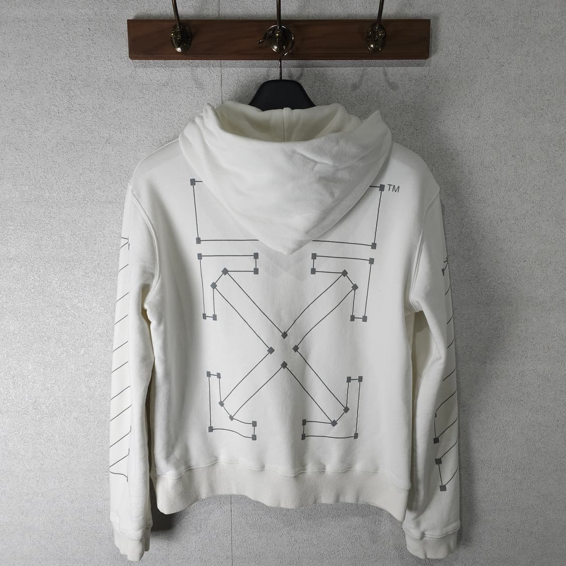 오프화이트 2020FW 후드티 XL 상품이미지2