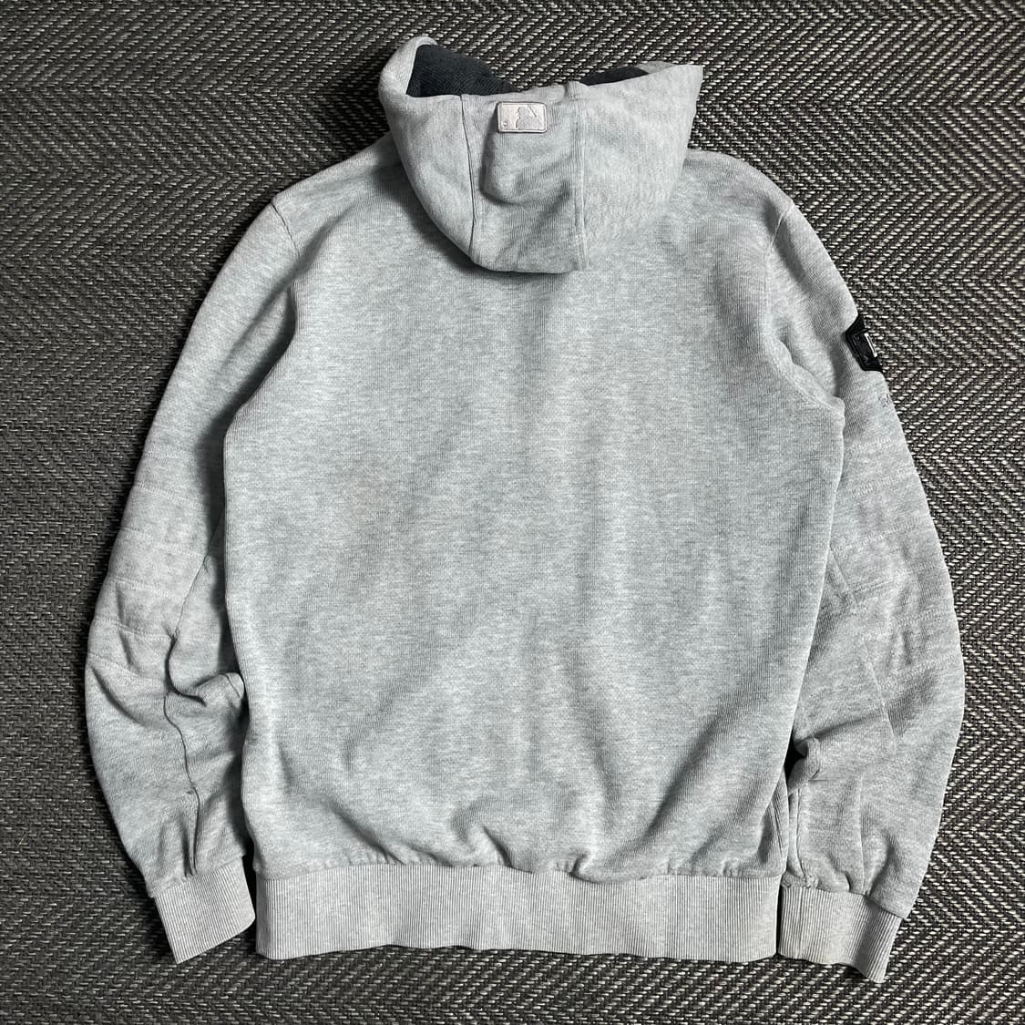 MLB LA 다저스 사이드 패치 그레이 후드집업y 4835 상품이미지6