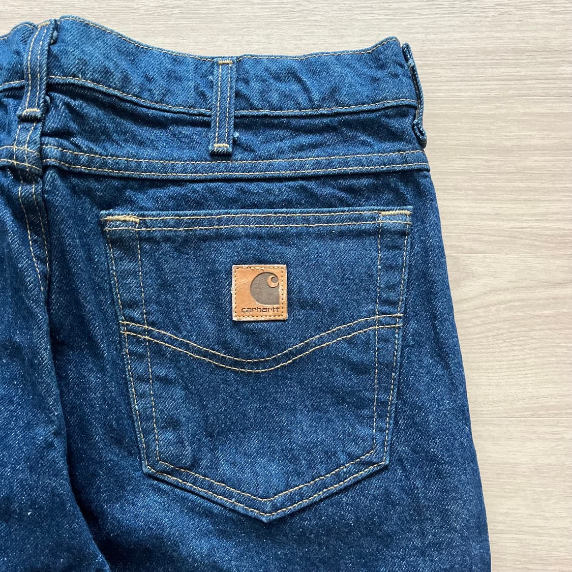 [34X30] 90s 빈티지 칼하트 카펜터 데님팬츠 상품이미지5