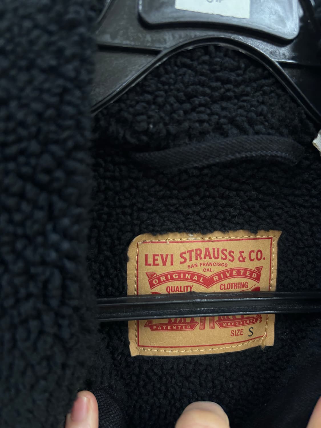 리바이스 우먼 양털 데님자켓 상품이미지5