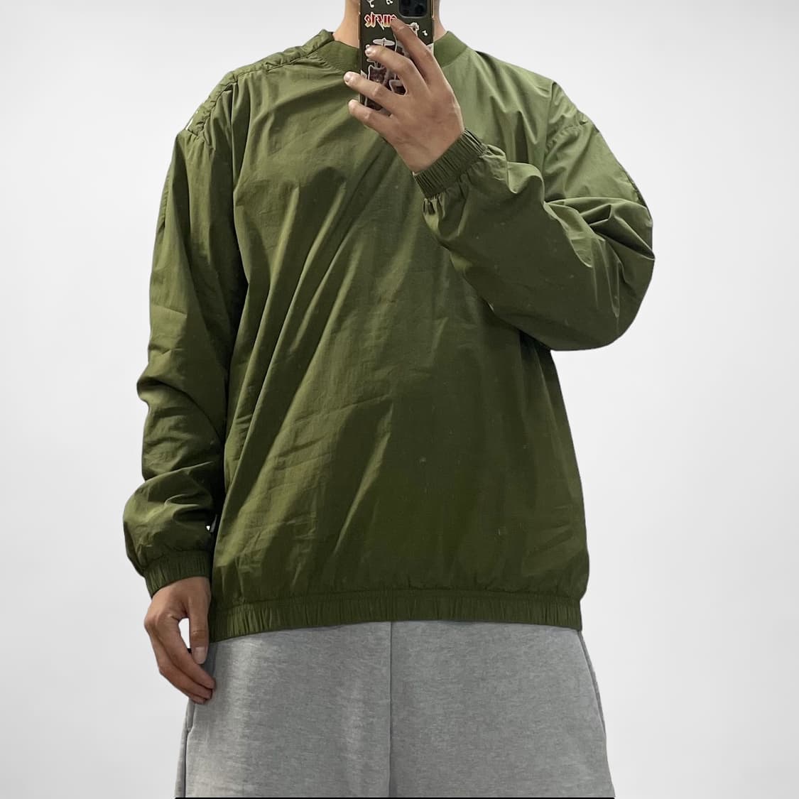 나이키 Nike 신형 바람막이 웜업 자켓 카키 상품이미지1