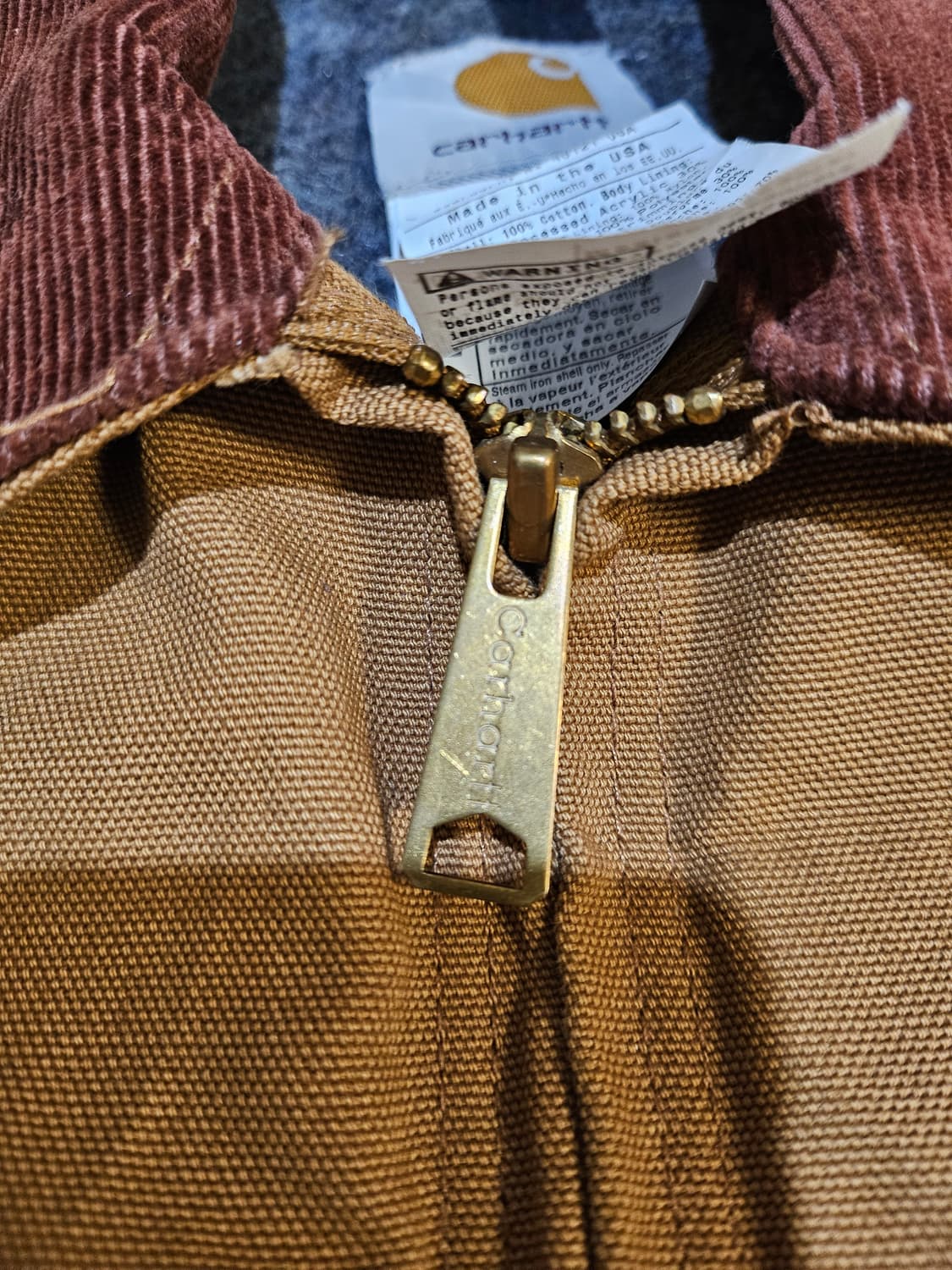 [M] 칼하트 디트로이트 j001 brn 상태 좋음 상품이미지8