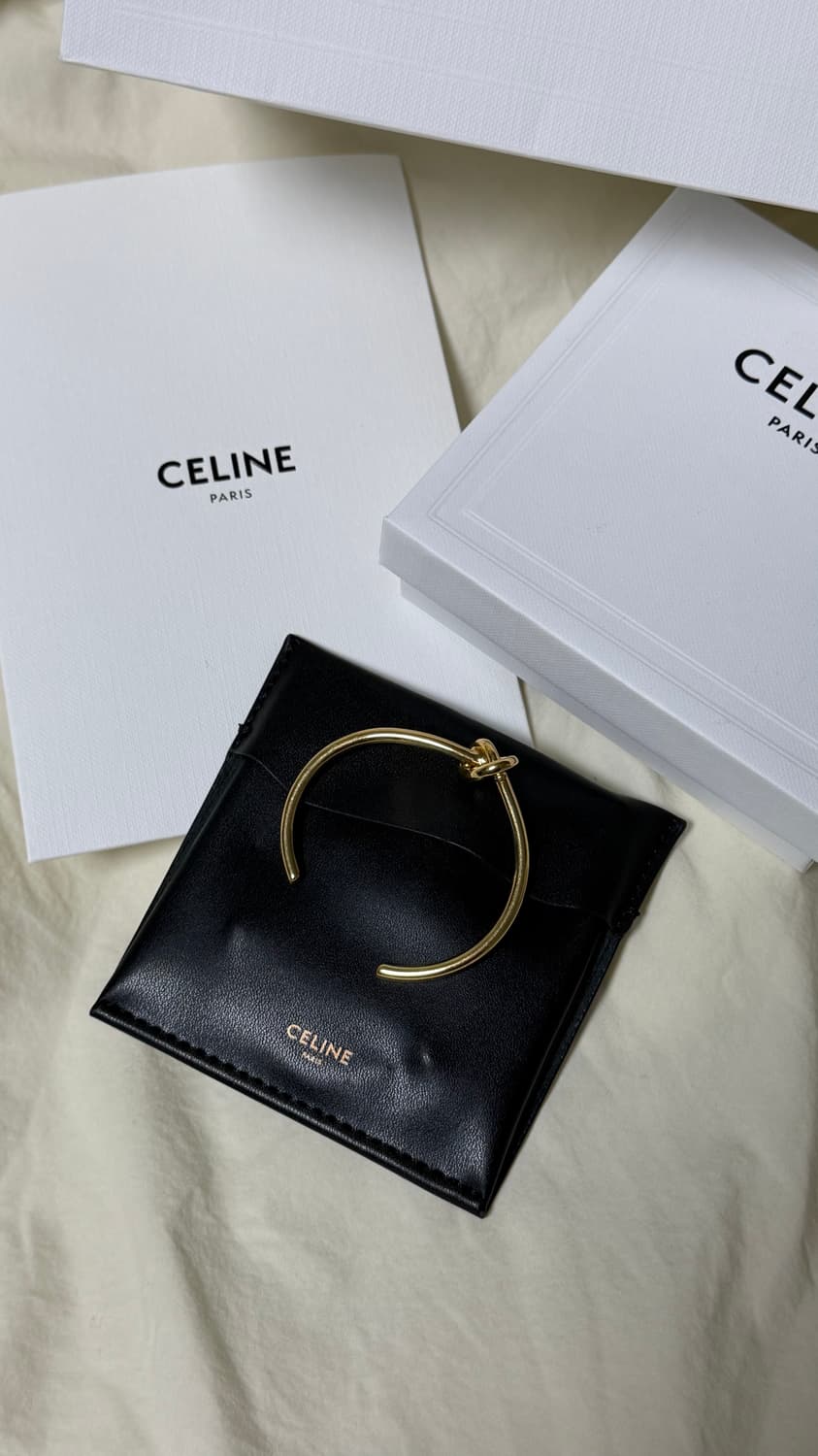 셀린느 노트 팔찌 골드 c1 상품이미지2