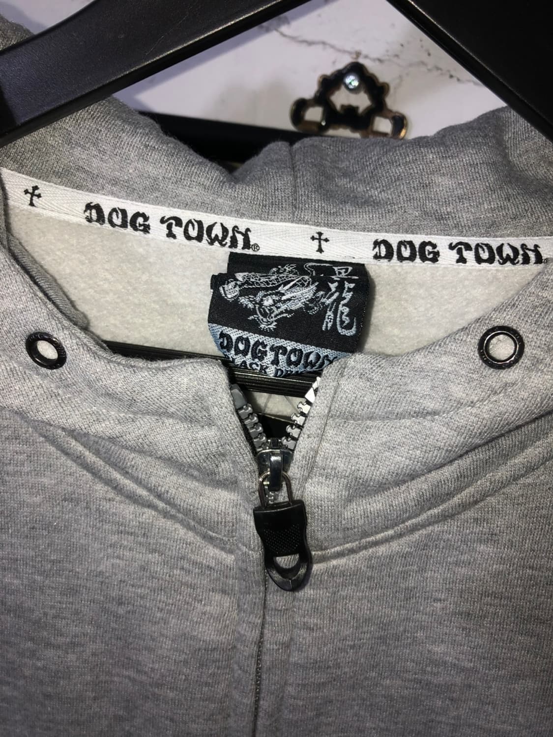 Dog Town Cross Logo Overfit Hood Zipup 상품이미지7