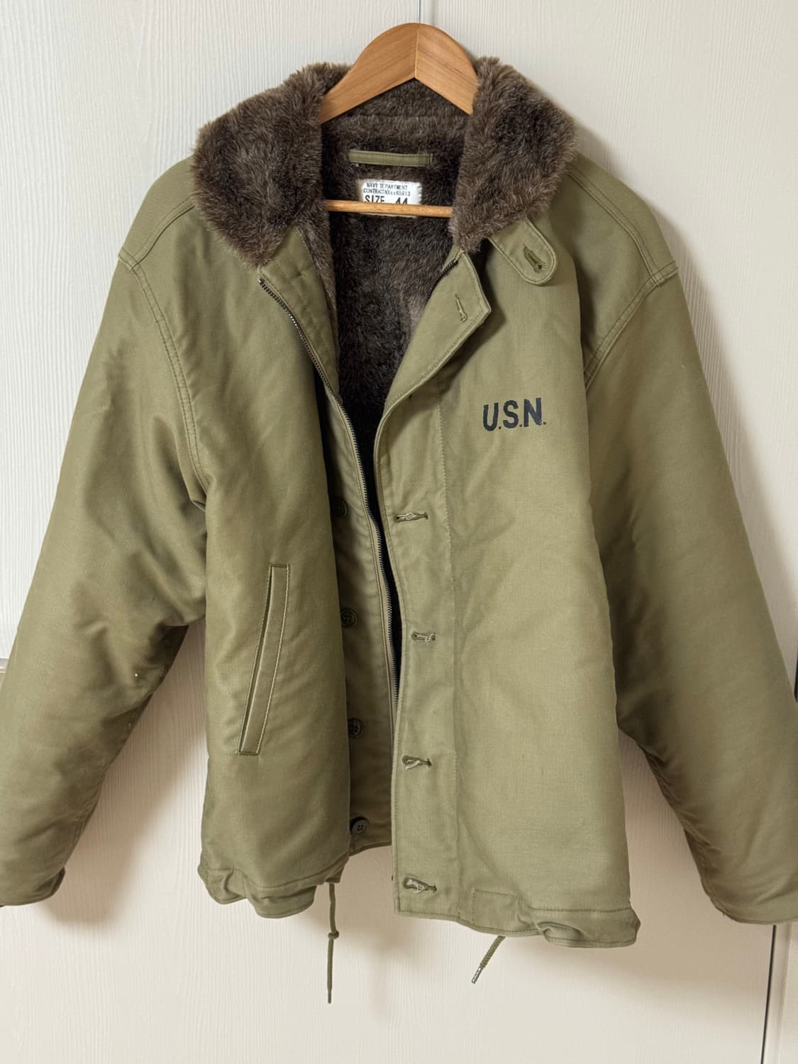 휴스턴 덱자켓 카키 44사이즈 상품이미지1