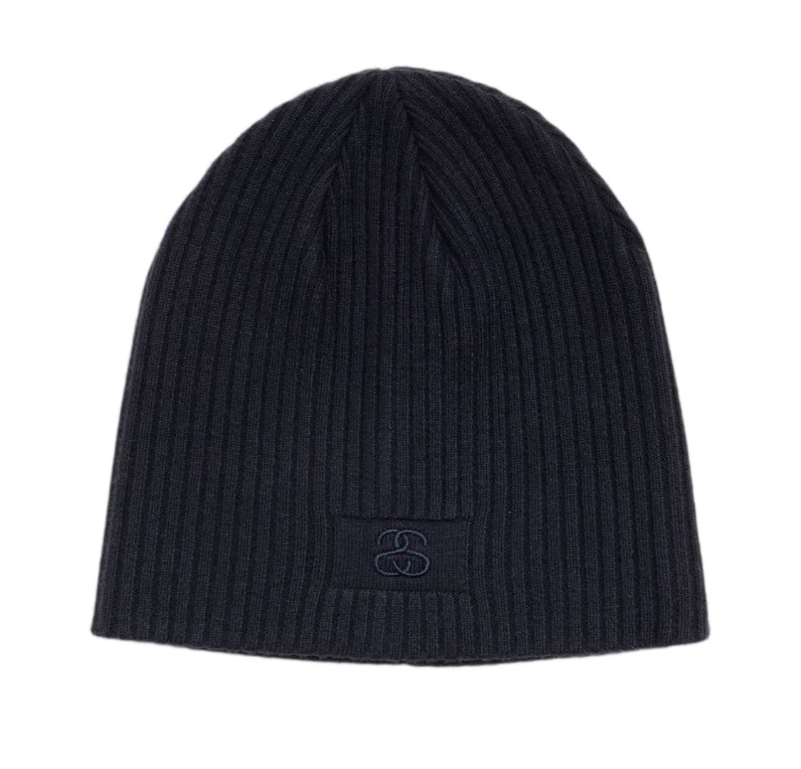 스투시 립 니트 스컬캡 SS 링크 네이비 상품이미지1