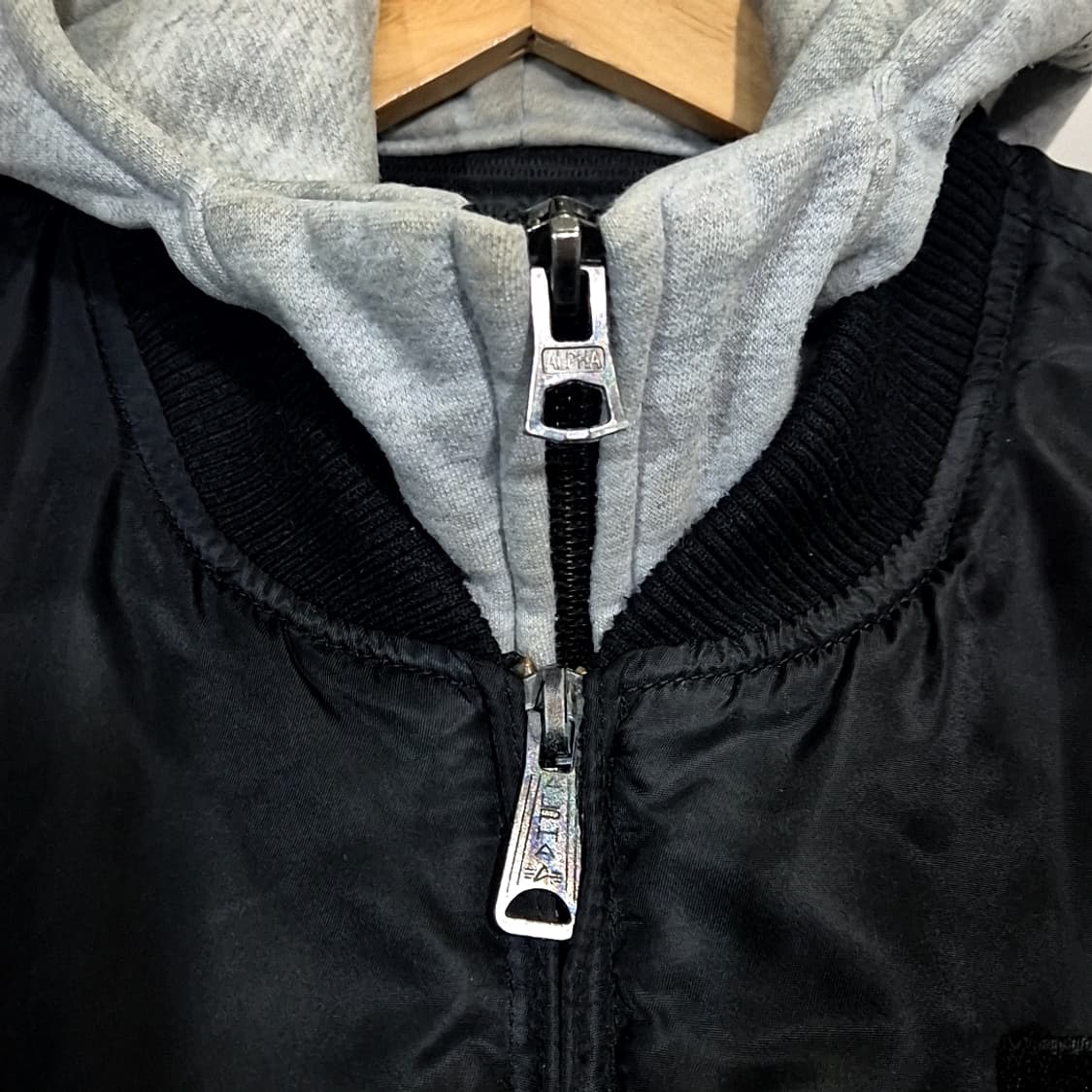 Alpha Industries 알파인더스트리 후드 봄버 자켓 상품이미지3