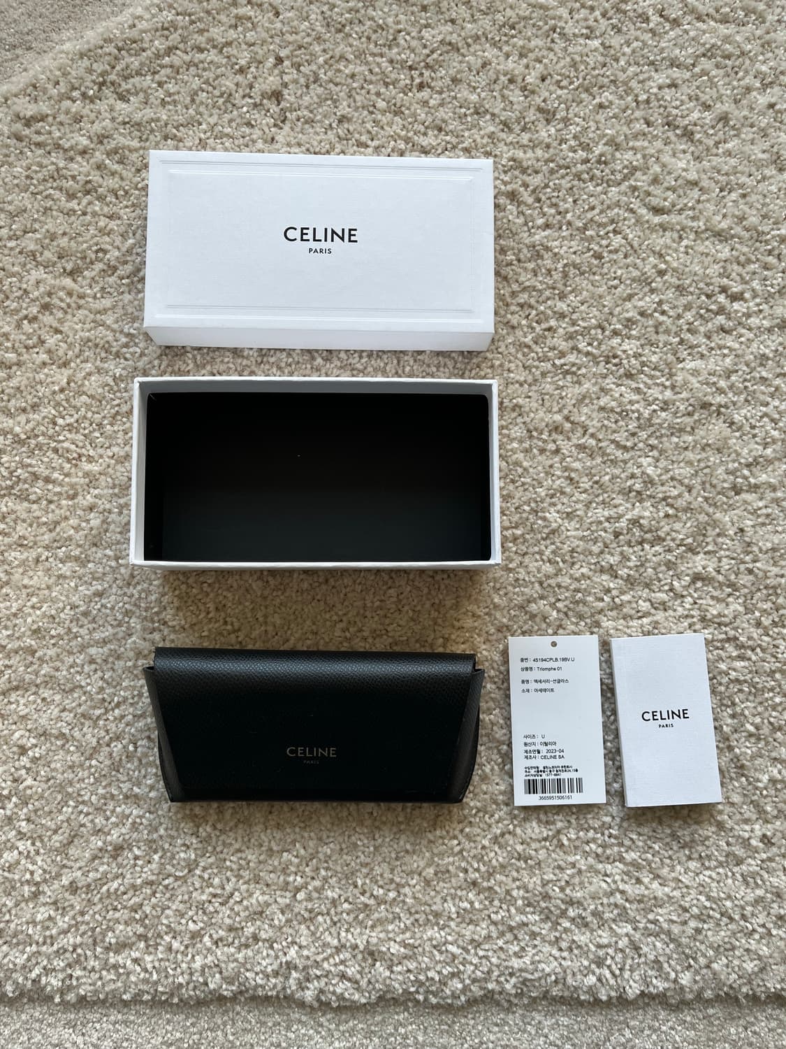 셀린느 Triomphe Oval Blonde Havana 상품이미지4