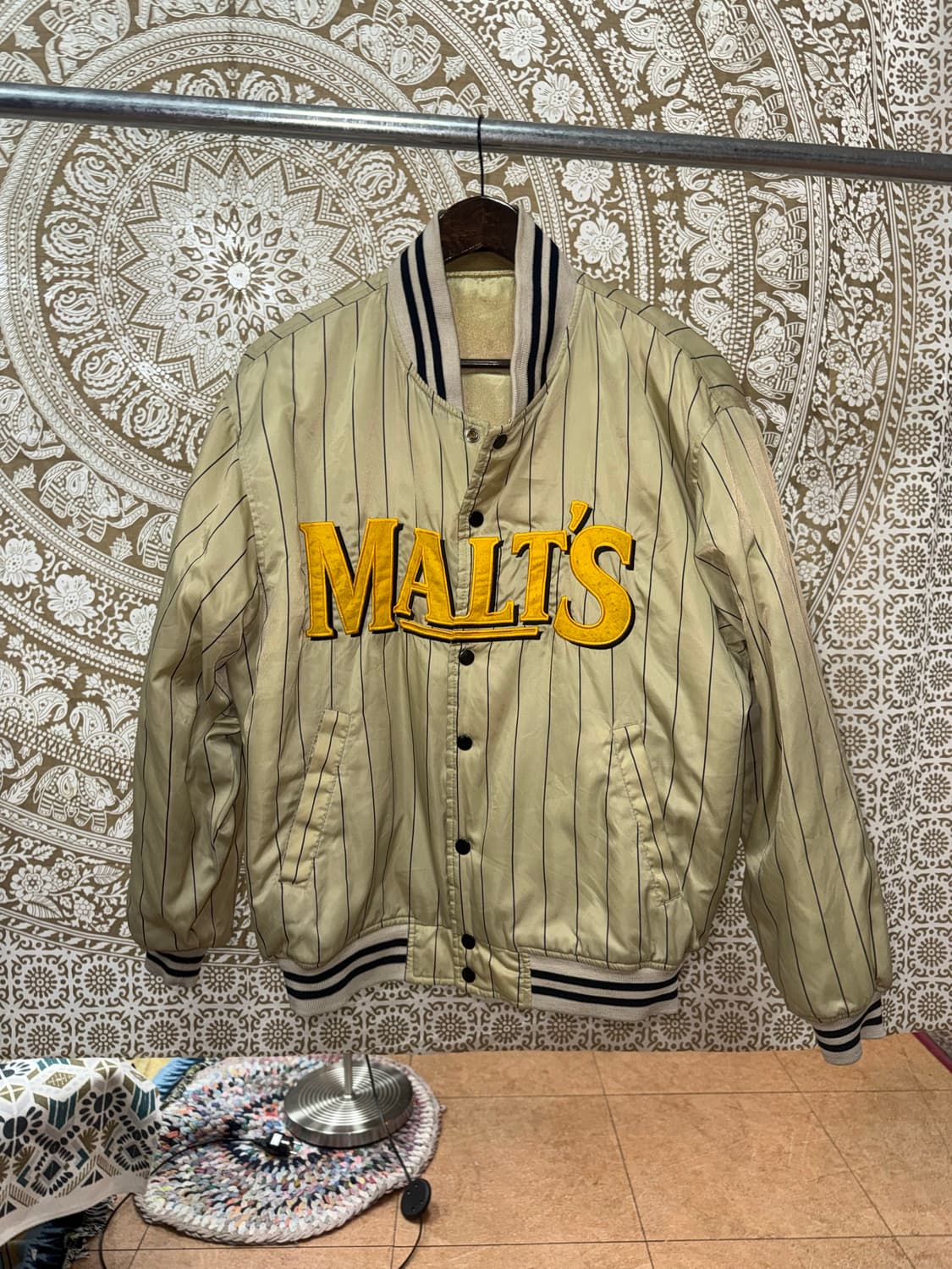 MALT’S 올드스쿨 리버시블 스트라이프 바시티자켓  상품이미지4