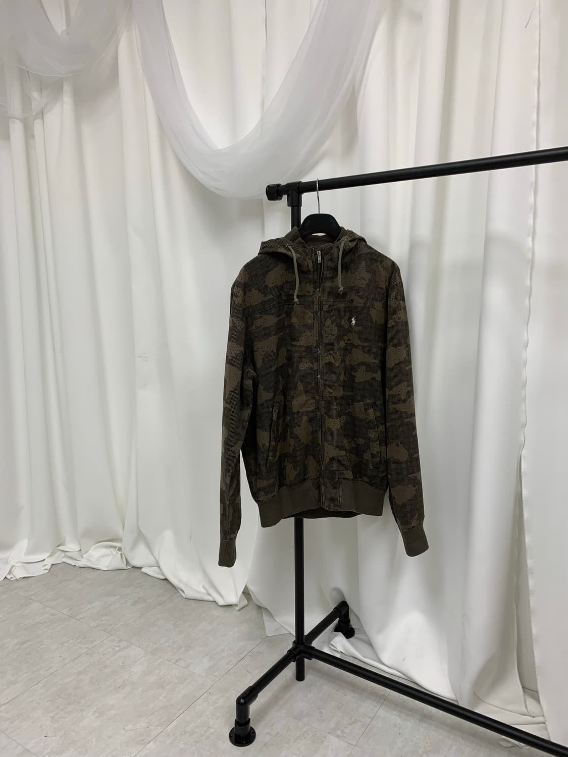 Polo camo zip-up hoodie 상품이미지2