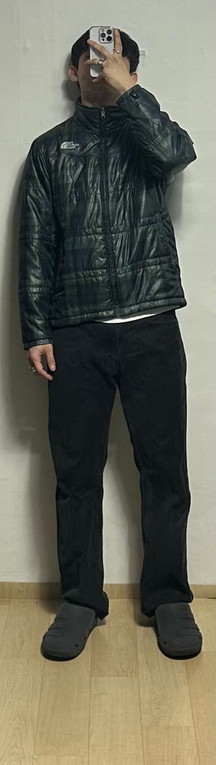 노스페이스 블랙와치 경량패딩 상품이미지6