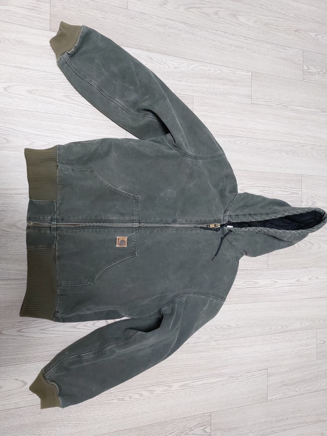 칼하트 액티브 j130 mos 모스그린 M 상품이미지1