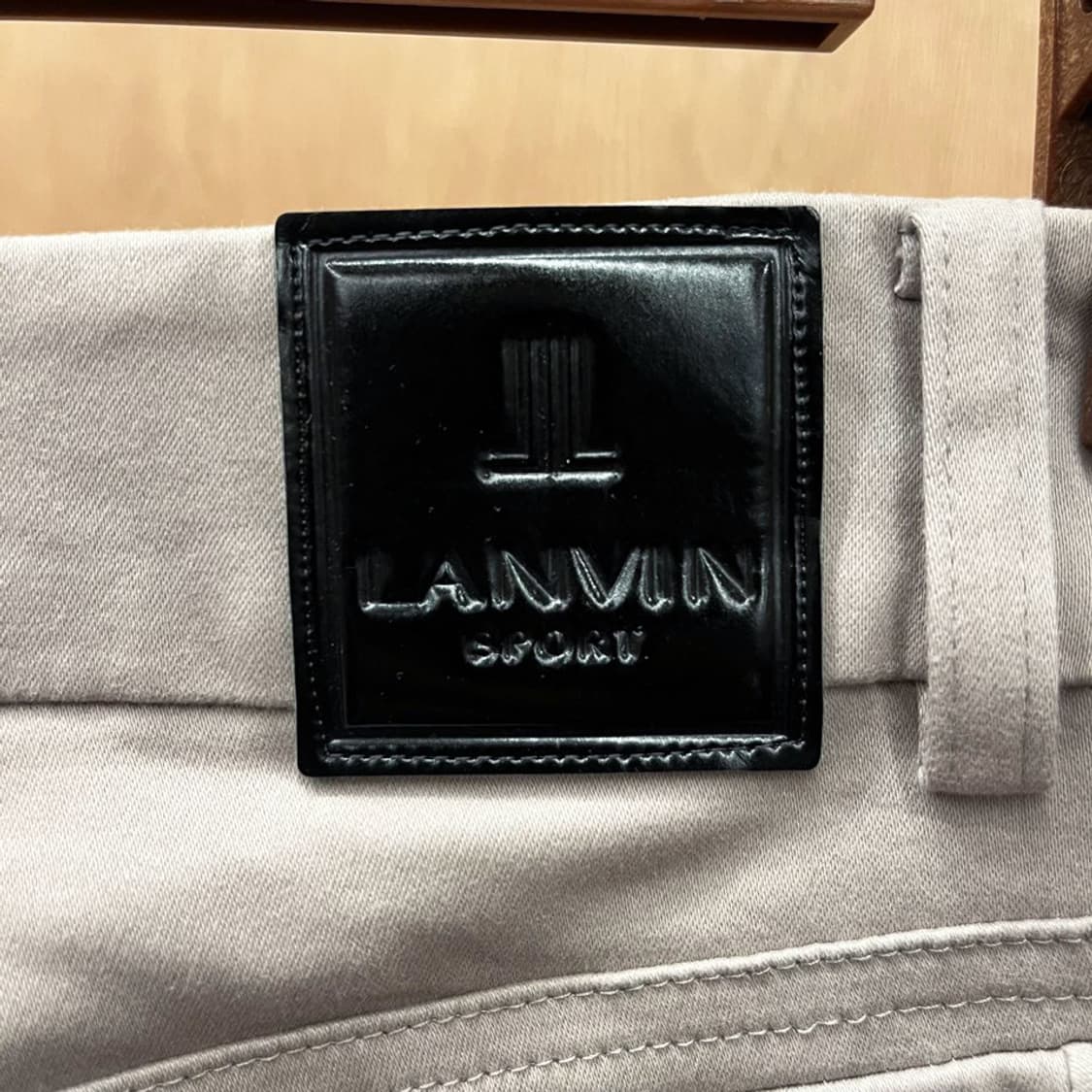 랑방 카고 팬츠 플랩 포켓 디테일 스트레이트핏 크림 베이지 상품이미지6