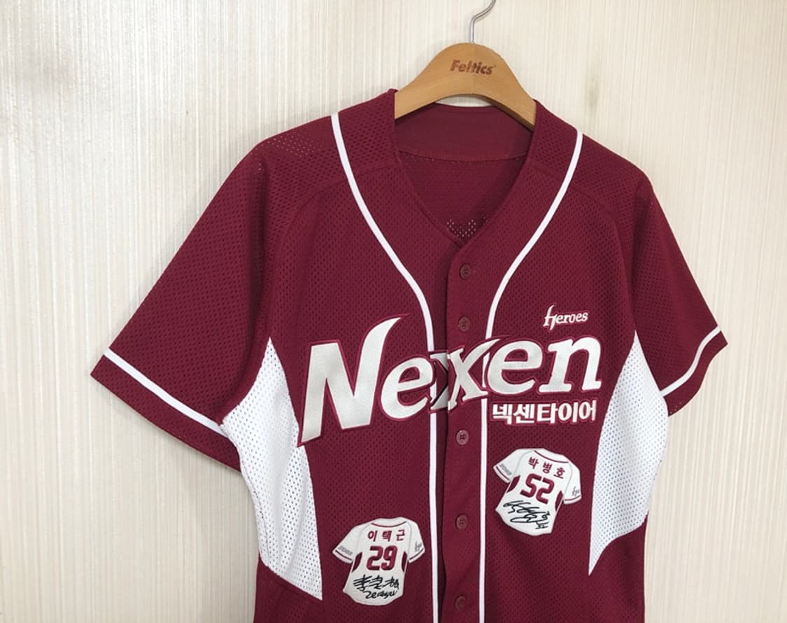 KBO 위팬 넥센(키움)히어로즈 원정유니폼/져지 90 #52 박병호 상품이미지5