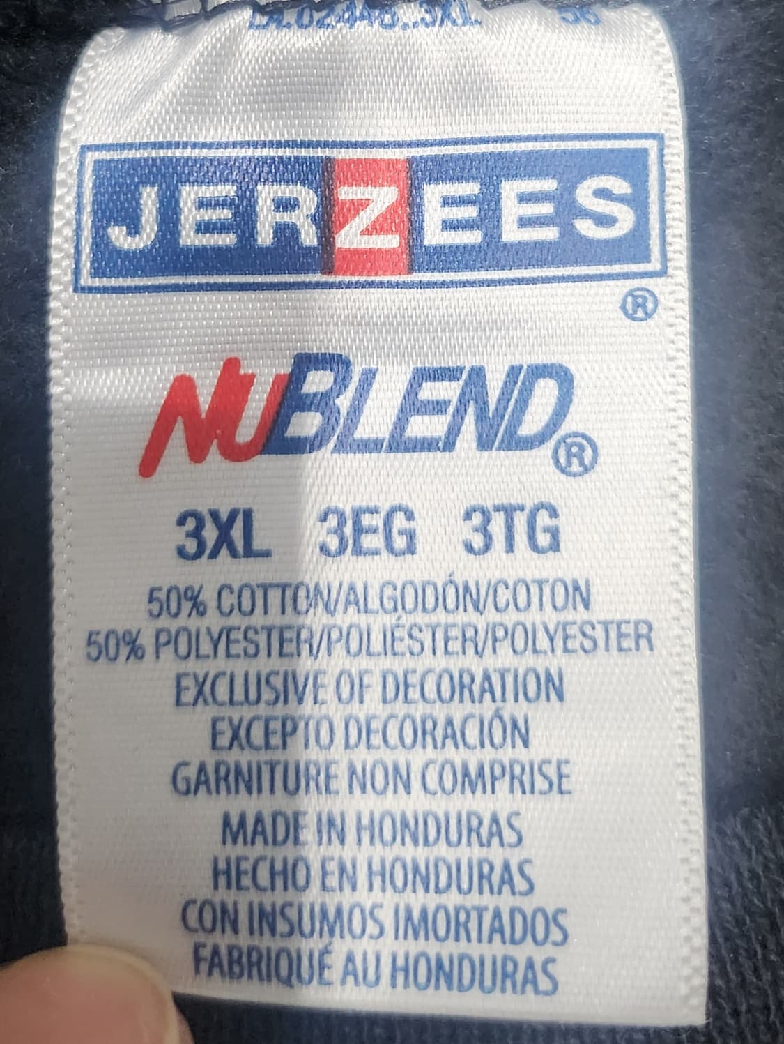 JERZEES 축제 로고 맨투맨 3XL 상품이미지3