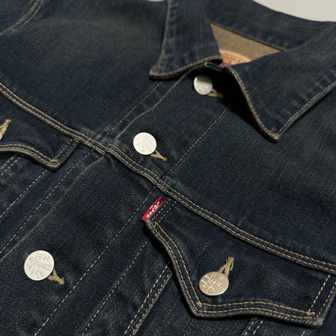 리바이스(Levi's) 78599 인디고블루 워시드데님 쇼트 트러커 자켓 상품이미지4