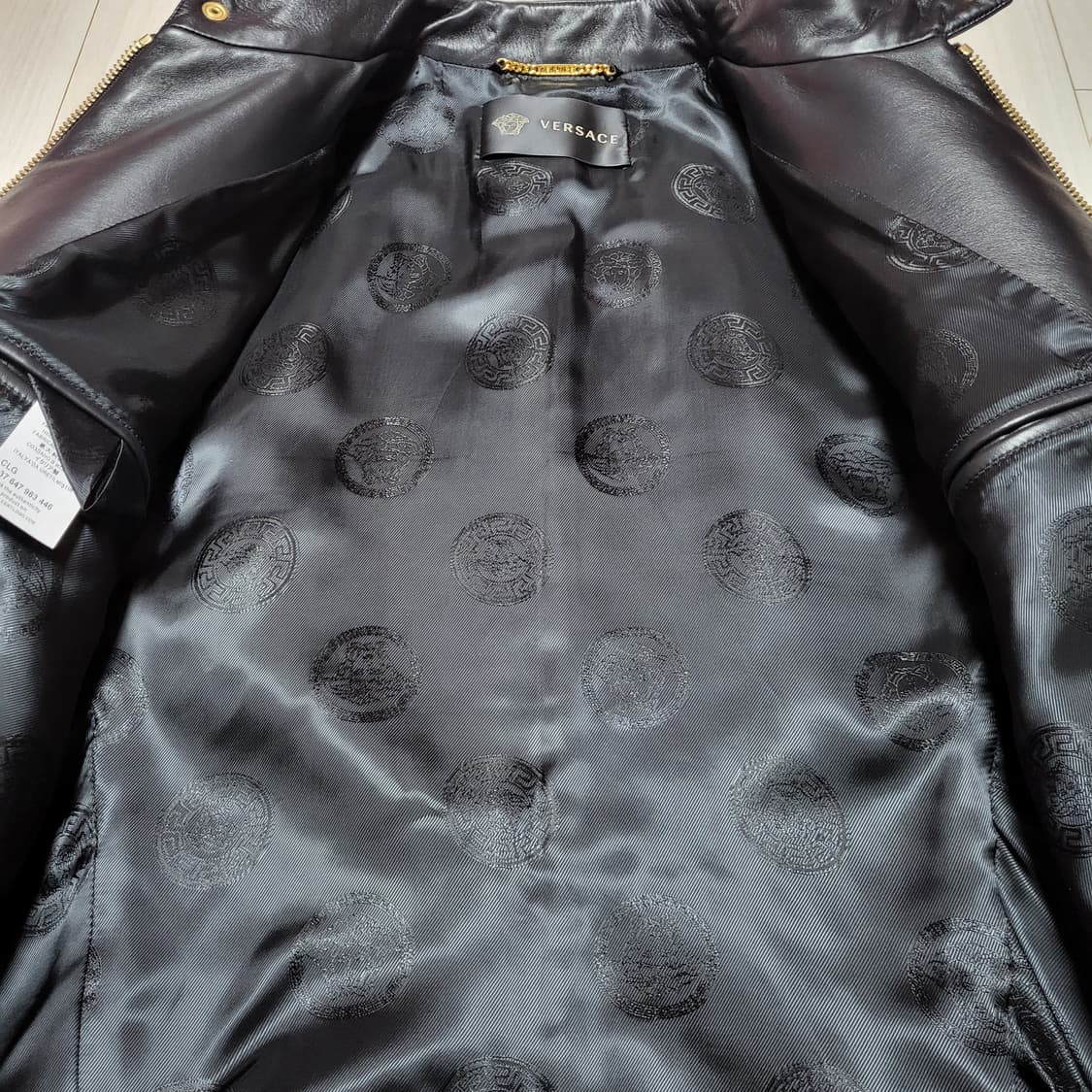 (48) 15FW Versace 베르사체 가죽자켓 레더자켓 상품이미지8