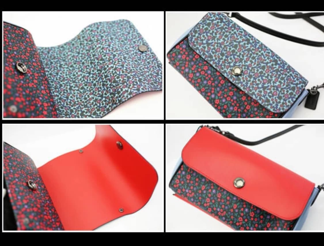 코치(Coach)의 플로럴 프린트 리버서블 크로스백  상품이미지2