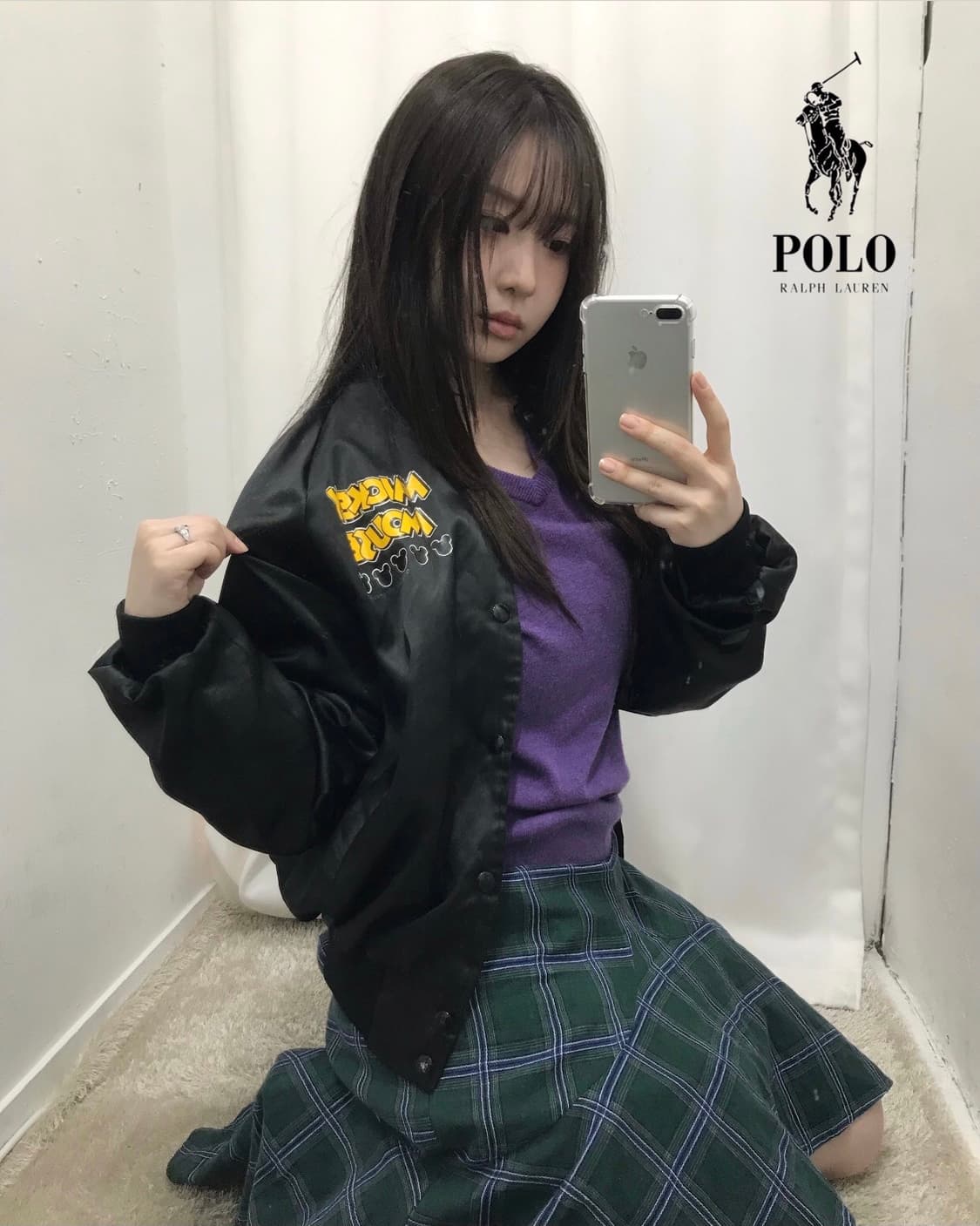 퍼플 폴로 & 미키 코디 세트 🤍 상품이미지1