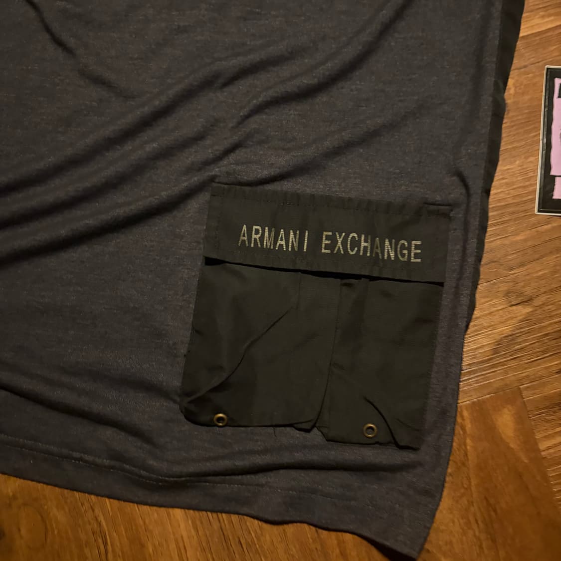 ARMANI EXCHANGE 피마 코튼 테크 반팔 티셔츠 상품이미지8