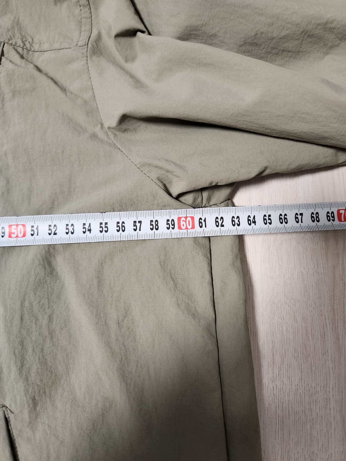 스노우피크 아웃도어 캠플 포켓 바람막이 BB S24FMCWB12 카키그레 상품이미지4