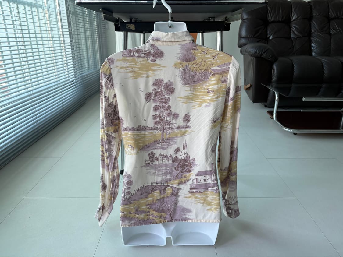 vintage print shirt 상품이미지2