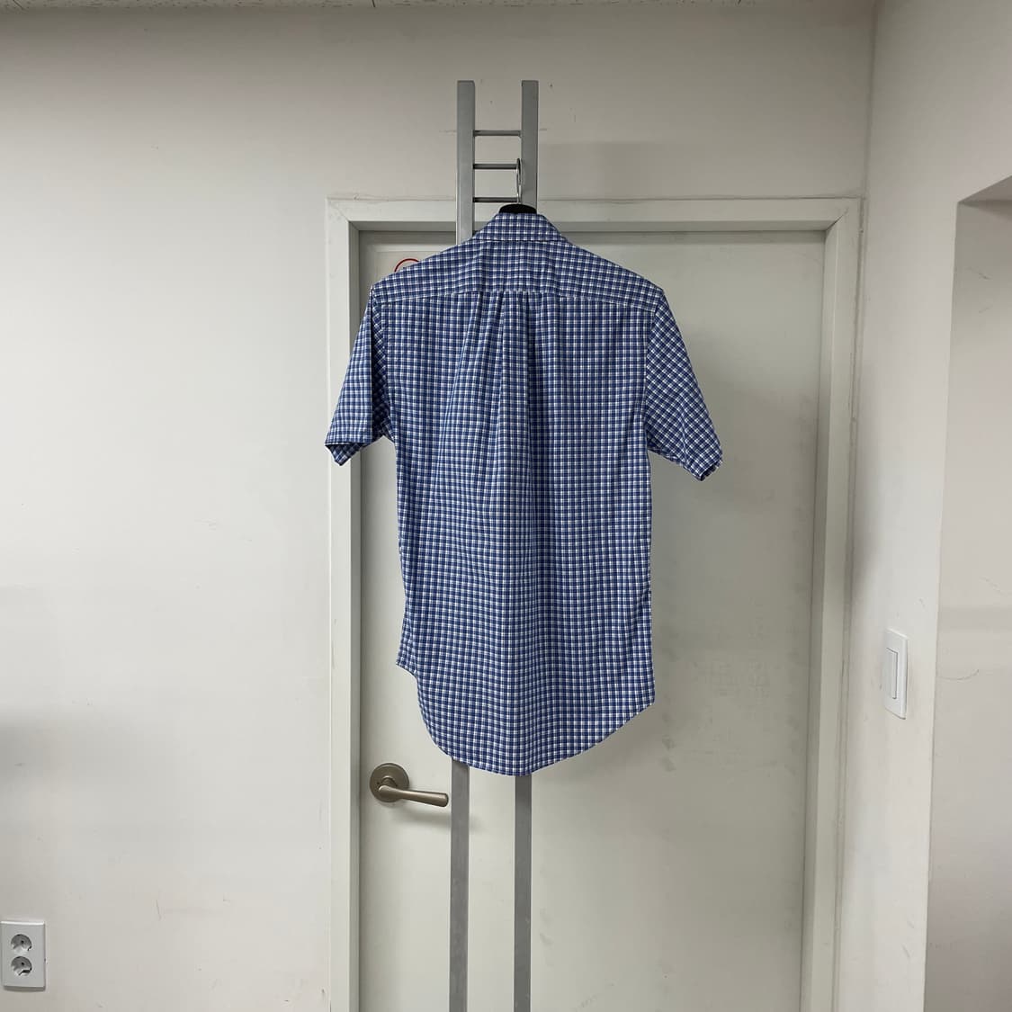 폴로 체크 반팔 셔츠 S 상품이미지5