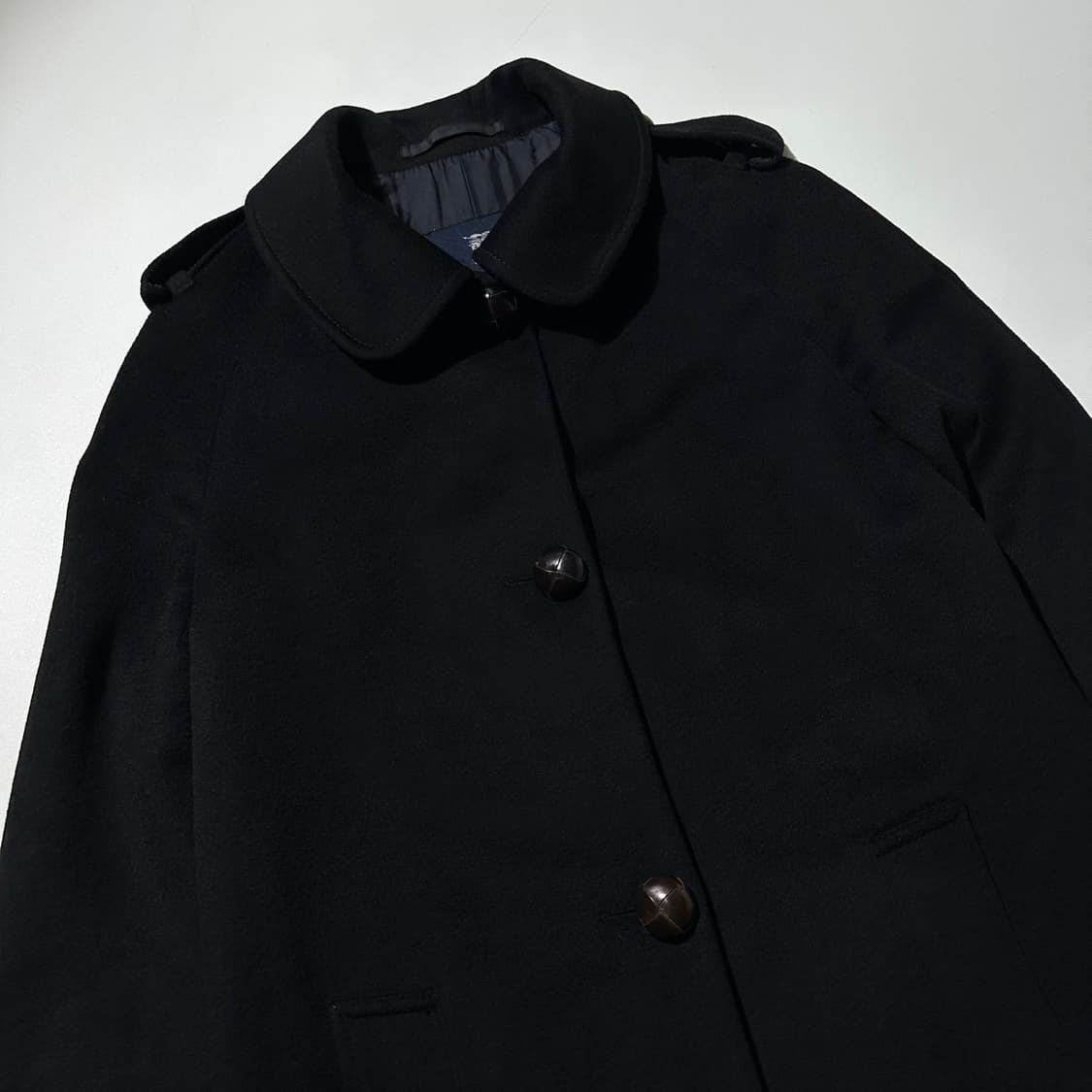 (매장판) 버버리 울 캐시미어 견장 코트 상품이미지3