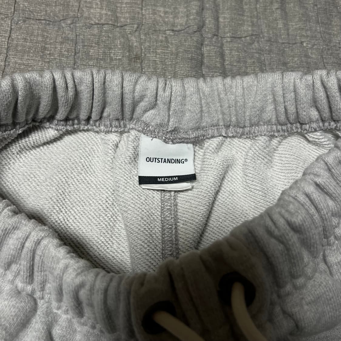 아웃스탠딩 스웻 조거팬츠 M 스웻팬츠 조거팬츠 그레이 회색바지 츄리닝 상품이미지2